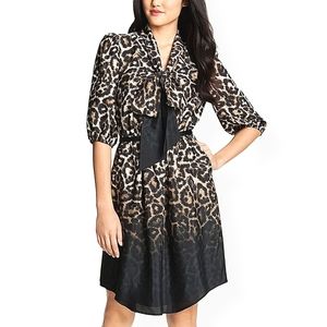 Vince Camuto Animal print Leopard Print Dress